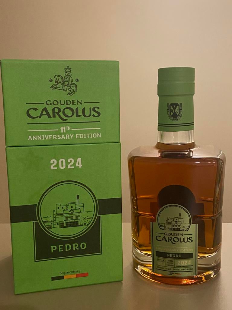 Whisky Gouden Carolus 11th Anniversary Edition Pedro (2024), Verzamelen, Ophalen, Nieuw