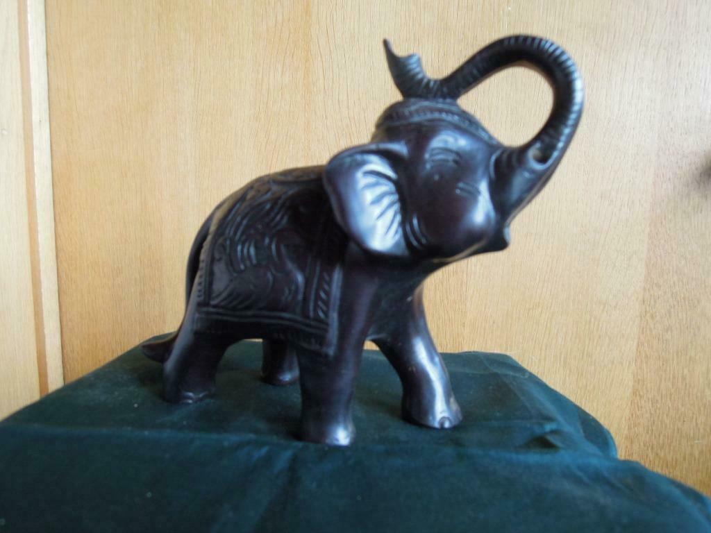 Nr 68 beeld olifant composiet 13 x 15 x 5,5, Ophalen of Verzenden, Gebruikt, Dier