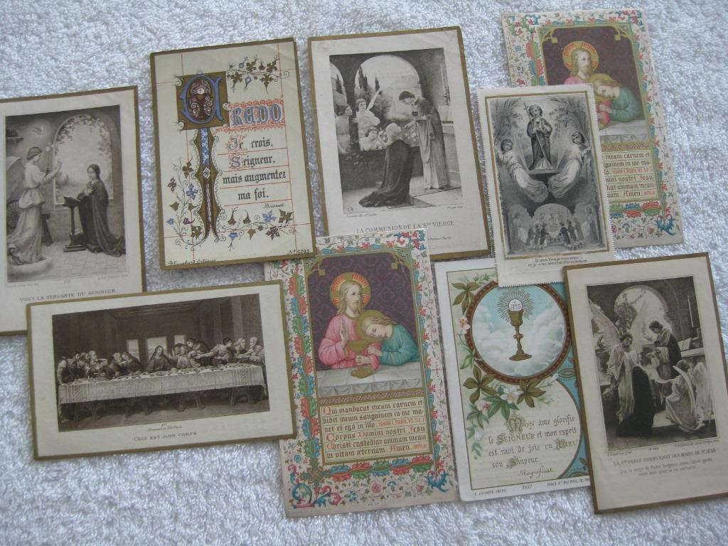 Fam. DE BEAUFFORT – 1875 1891 1899 1902 1903 1906 1920 1924, Collections, Enlèvement ou Envoi, Image pieuse