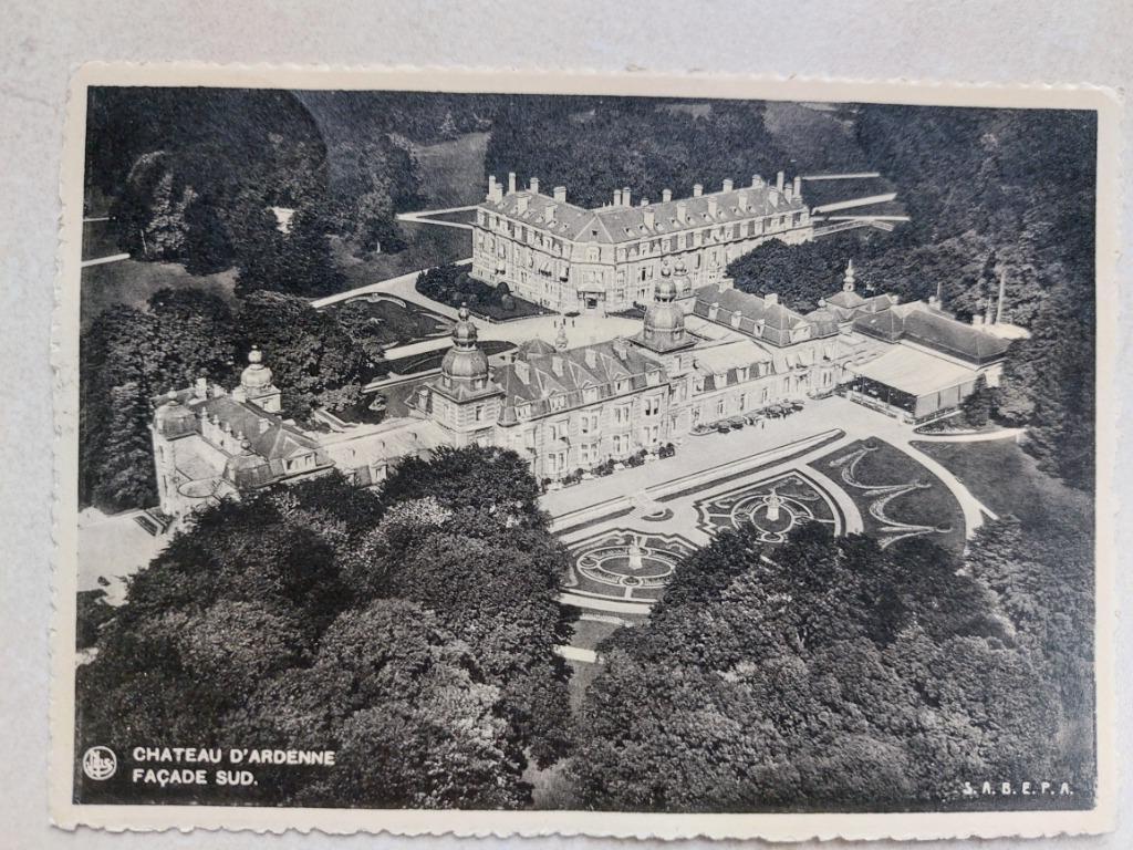 oude postkaart Château d'Ardenne, Envoi