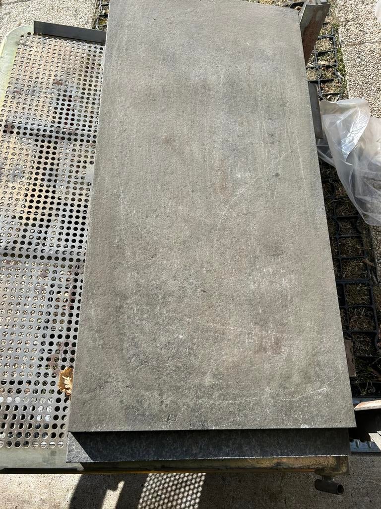 Blauwe steen arduin  3 cm dik 108x52 cm, Enlèvement ou Envoi