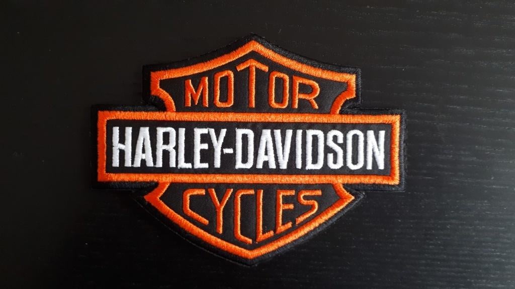 Patch Harley Davidson Logo - 83 x 65 mm, Ophalen of Verzenden, Nieuw