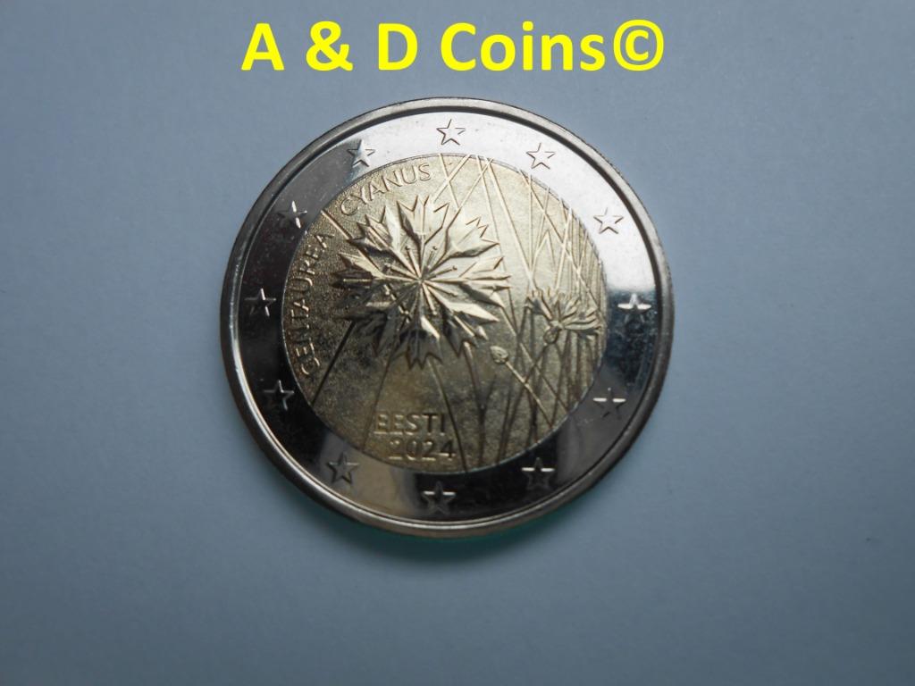 Estland 2 Euro cc 2024, Timbres & Monnaies, Monnaies | Europe | Monnaies euro, Envoi, Estonie, 2 euros, Monnaie en vrac