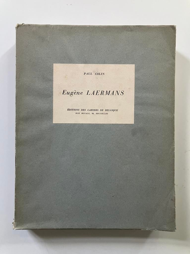 Eugène Laermans - Paul Colin (Editions des cahiers, 1929), Enlèvement ou Envoi, Comme neuf