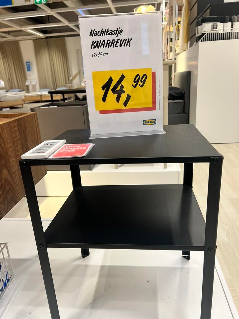Een open Ikea nachtkastje!!!, Enlèvement, Neuf, Métal ou Aluminium
