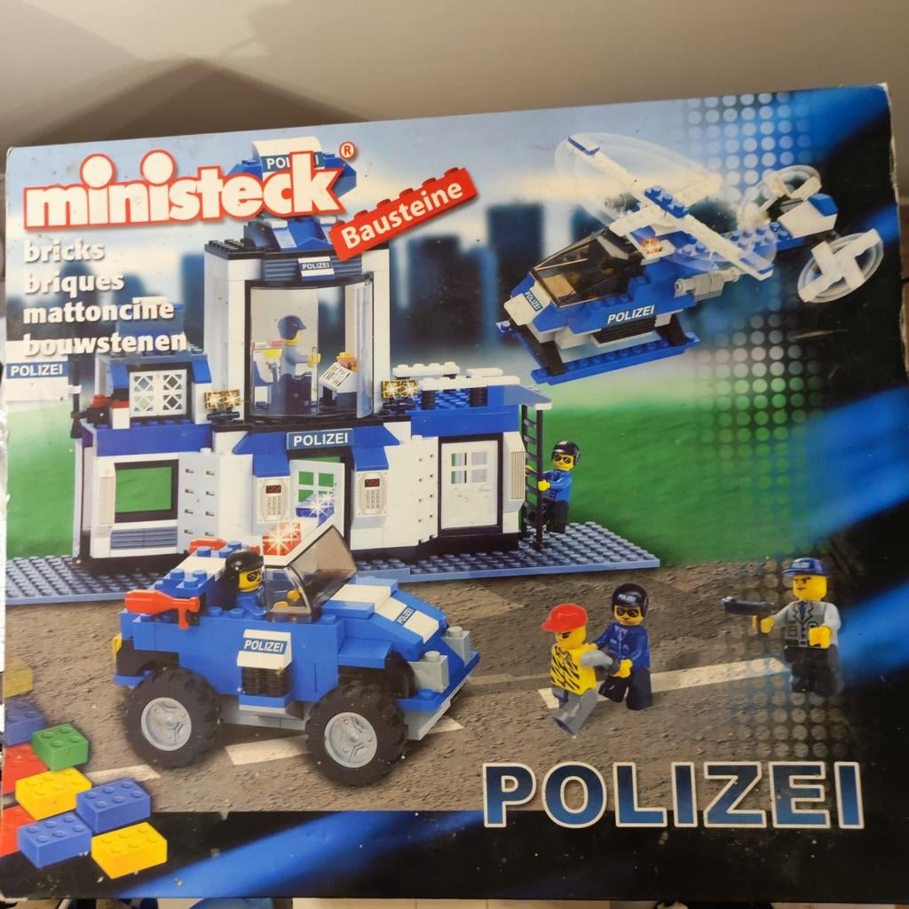 Bouwspel voor politiehotels compatibel met Lego, Kinderen en Baby's, Verzenden, Zo goed als nieuw, Lego