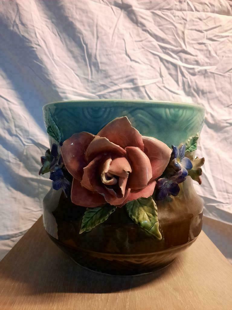 Oude antieken keramische bloempot. Dateert van de 19de eeuw., Ophalen of Verzenden
