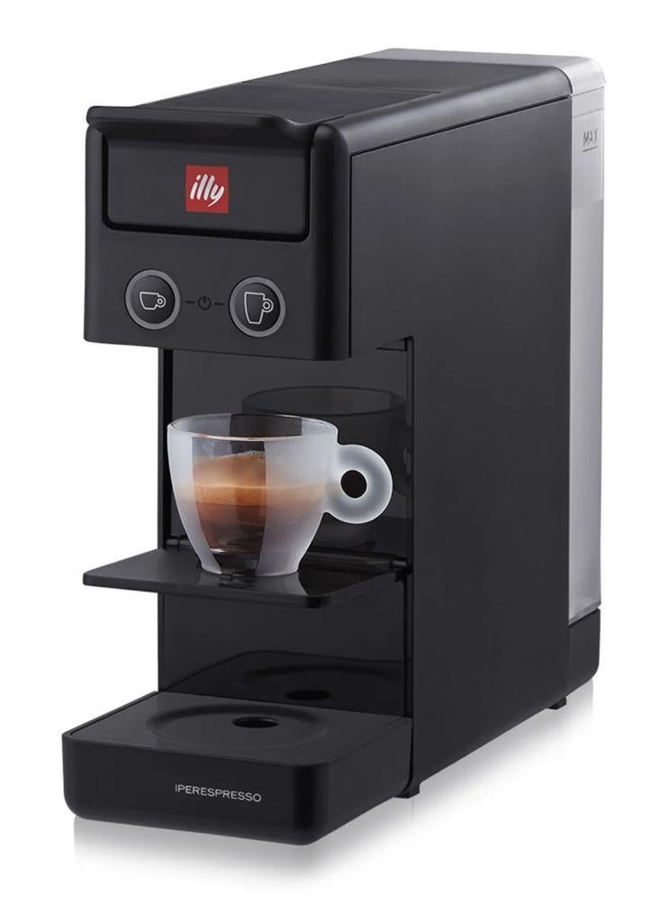 Illy Y3.3 design espresso machine Zwart + 170 capsules, Electroménager, Machine à espresso, Réservoir d'eau amovible, Dosettes et capsules de café