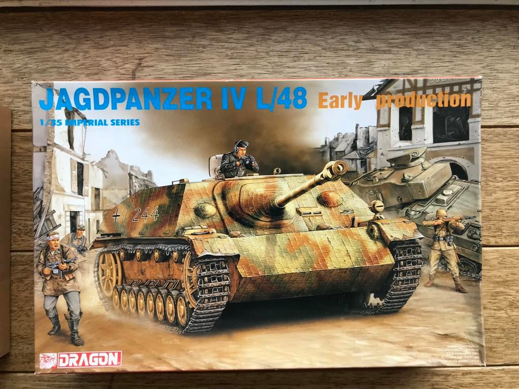 1/35 draak JAGDPANZER 4 +ZimmerIT, Ophalen of Verzenden, Nieuw