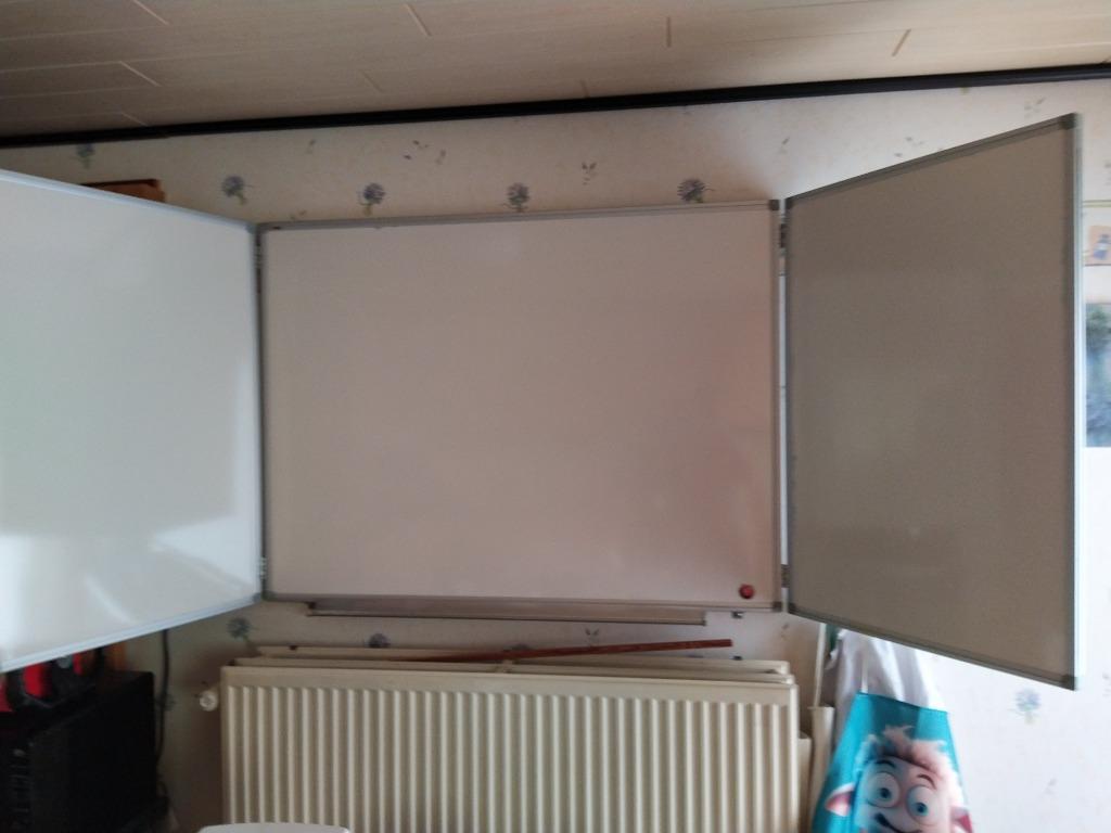 5-vlaks magnetisch whiteboard, Enlèvement, Comme neuf, Tableau blanc