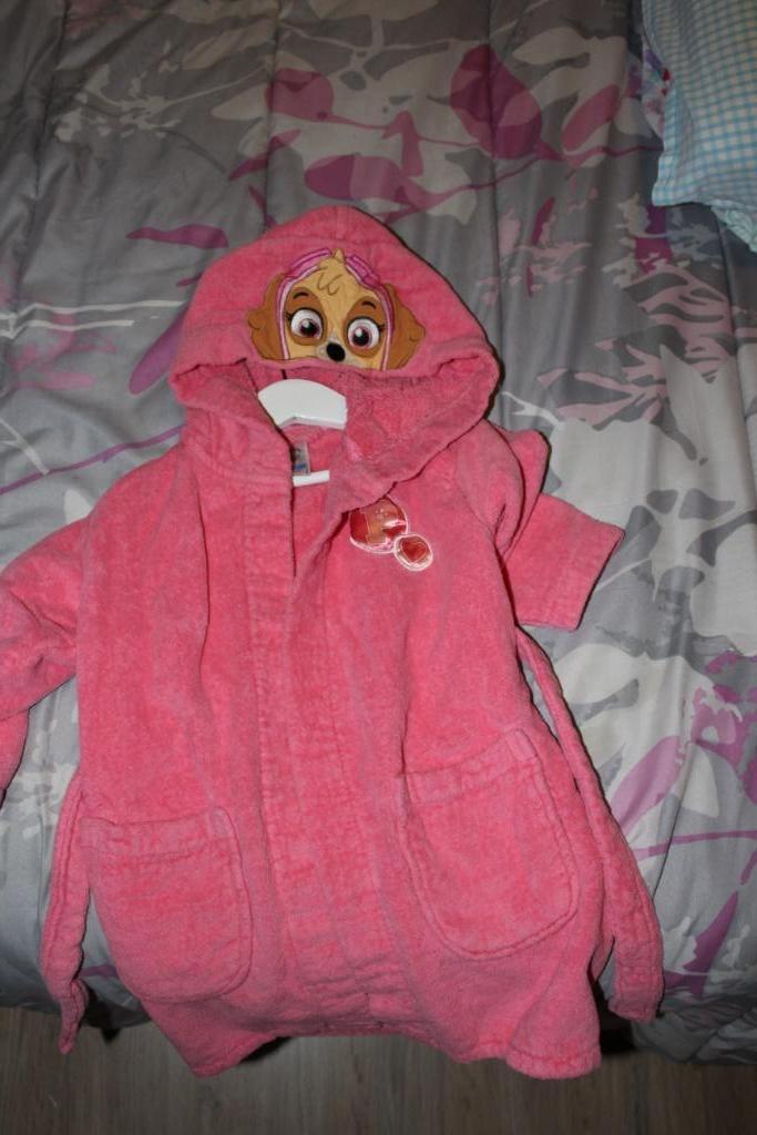 peignoir de bain Pat' Patrouille taille 92, Enlèvement ou Envoi, Utilisé