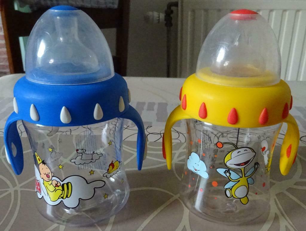 drinkfles bibi bumba en uki, Kinderen en Baby's, Ophalen of Verzenden, Gebruikt, Overige typen