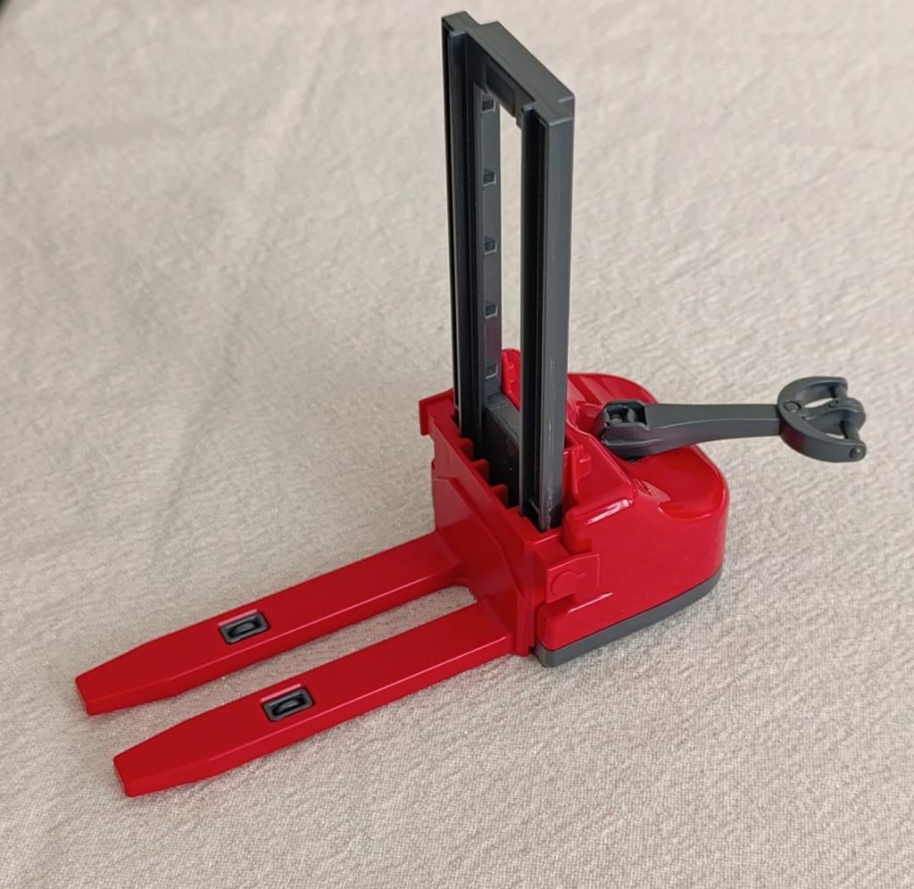 Bruder handpallettruck, Ophalen