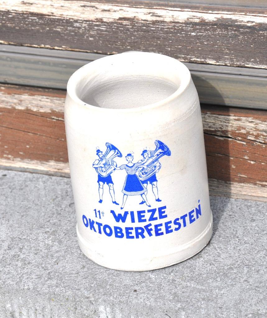chope en gres 1/2 l 11eme fete de la biere wieze, Enlèvement ou Envoi, Utilisé, Chope(s), Autres marques