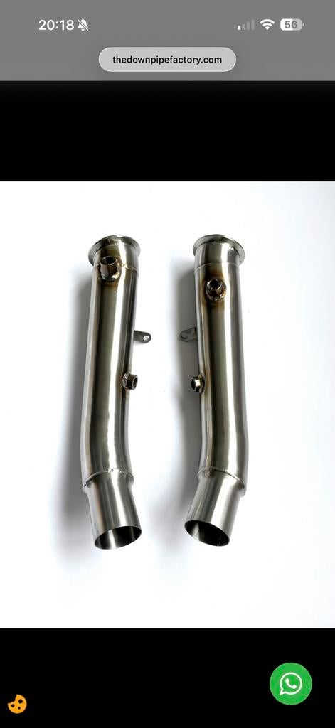 Catless downpipes giulia quadrifoglio, Ophalen, Gebruikt, Alfa Romeo