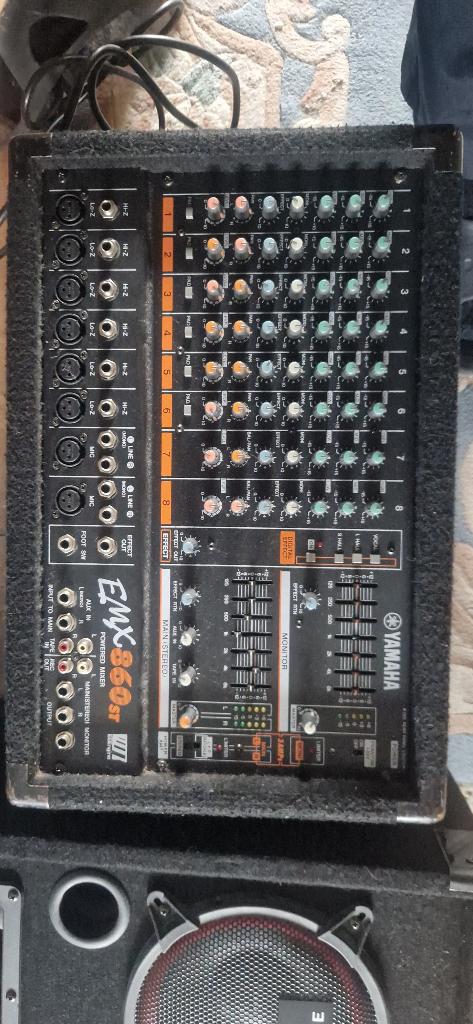 Yamaha emx860st + 2HP sono, Enlèvement, Utilisé, Moins de 500 watts, Sono