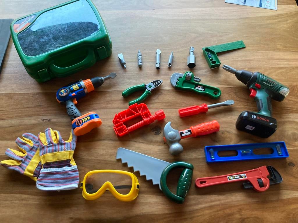 Gereedschapskoffer met werkmateriaal, Ophalen of Verzenden, Zo goed als nieuw