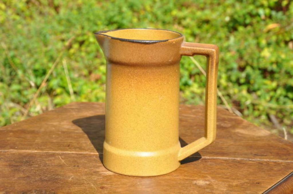 § pichet verseur sarreguemines beige, Antiek en Kunst, Ophalen of Verzenden