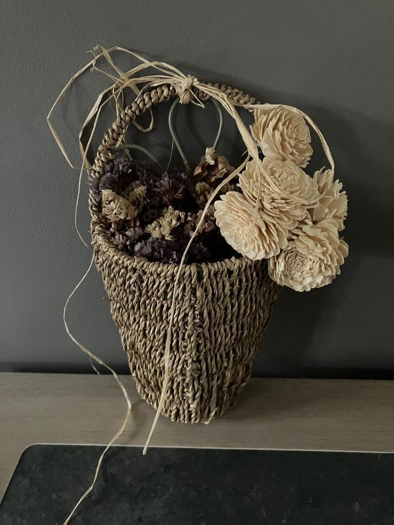 Panier fleurs séchées, Enlèvement ou Envoi, Utilisé