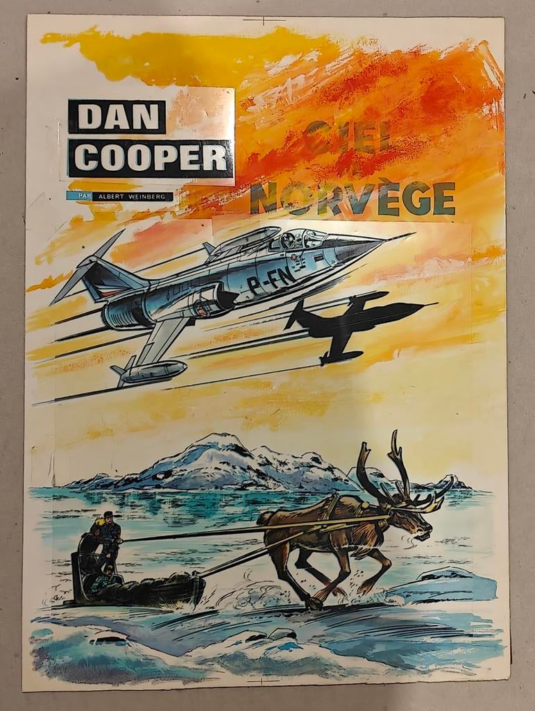 Blue de coloriage Dan Cooper – Ciel de Norvège 1971, Ophalen of Verzenden, Nieuw, Albert Weinberg