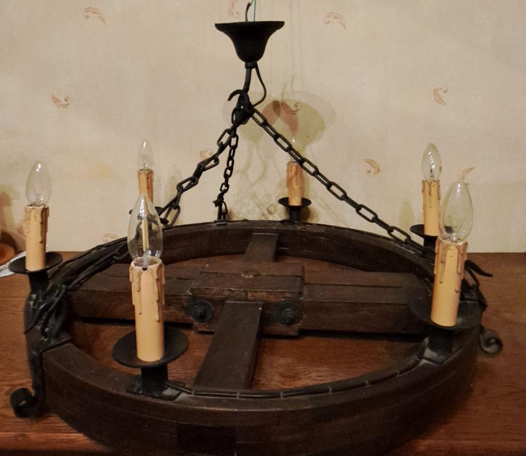 lustre artisanal, Enlèvement, Comme neuf, Bois