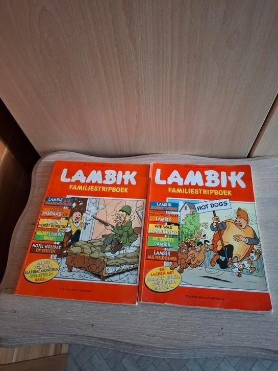 2 familiestripverhalen Lambik, Enlèvement, Utilisé