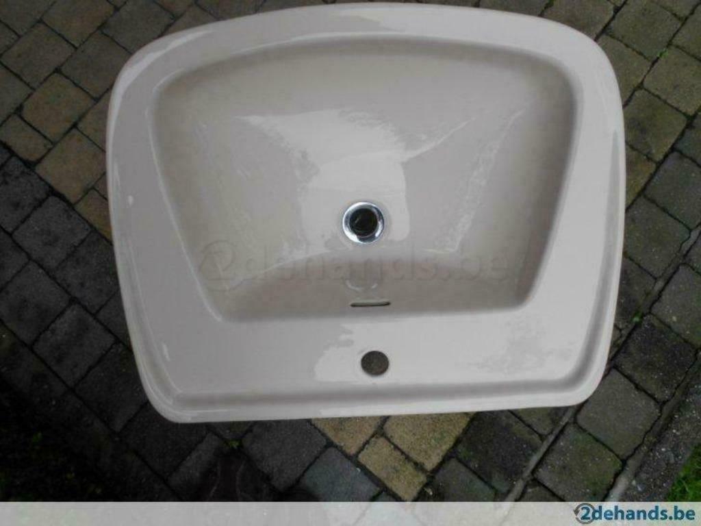 2 grote lavabo's en 1 kleintje, Doe-het-zelf en Bouw, Ophalen, Gebruikt, Steen, Overige typen