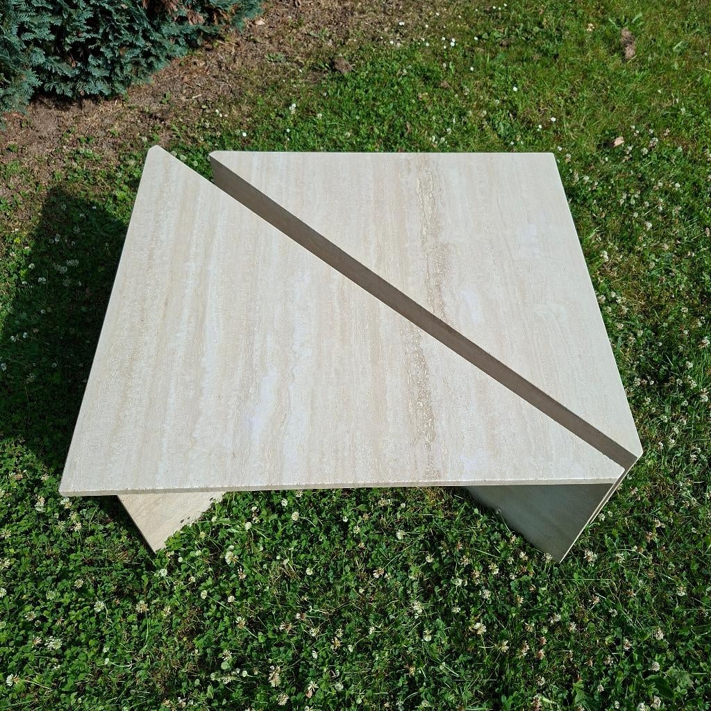 Table basse vintage en travertin Up&Up Italia, Enlèvement