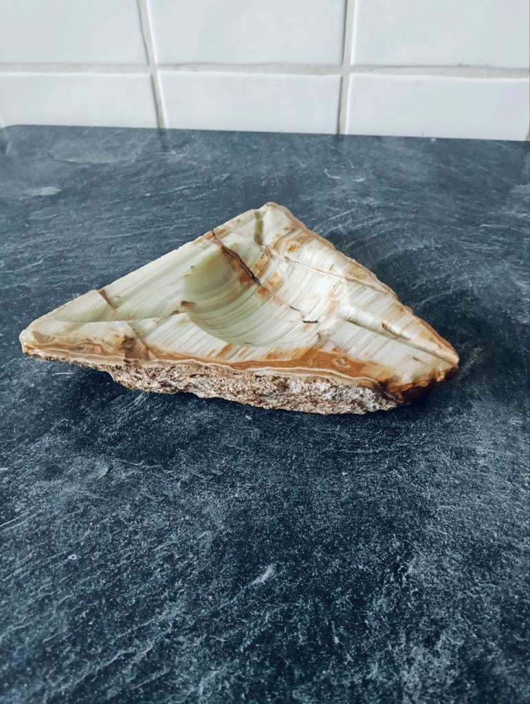 Onyx asbak, Ophalen of Verzenden