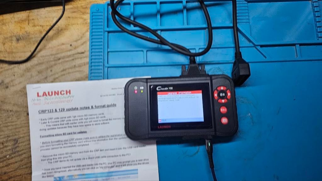 Start de Creader VIII CRP12 diagnostische interface voor aut, Ophalen, Gebruikt