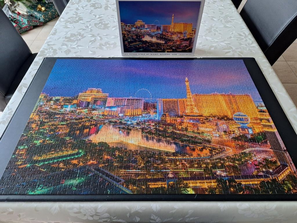 Puzzels 1000 stukjes, Las Vegas,, Hobby en Vrije tijd, Ophalen, 500 t/m 1500 stukjes, Zo goed als nieuw, Legpuzzel