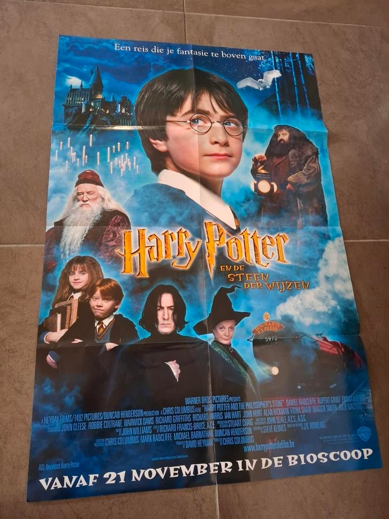 Diverse Harry Potter filmposters, Verzamelen, Ophalen, Zo goed als nieuw, Boek of Poster