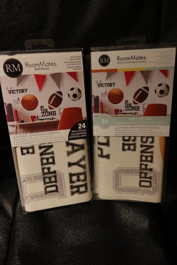 NIEUW in verpakking : muurstickers balsport kinderkamer, Ophalen of Verzenden, Nieuw, Wanddecoratie
