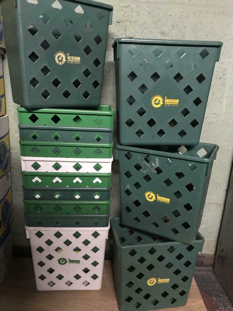 Sorteer Manden Bakken, Ophalen, Kunststof, Gebruikt, Mand