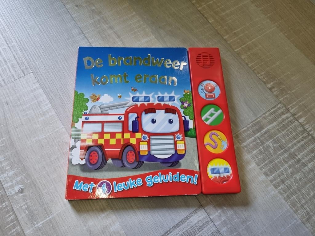 De brandweer komt eraan, geluidenboek, Boeken, Ophalen of Verzenden, Zo goed als nieuw