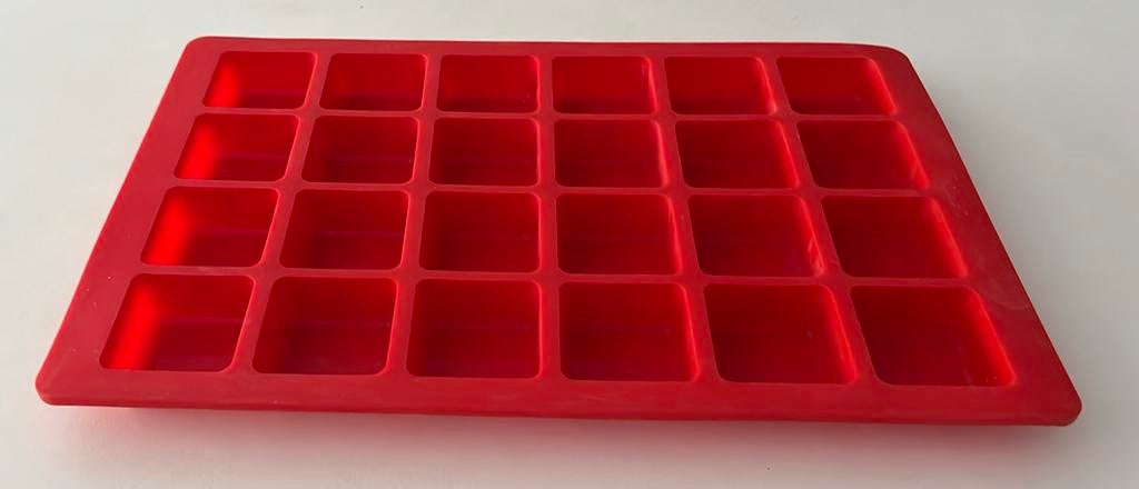 Siliconen bakvorm voor brownies, Ophalen of Verzenden, Zo goed als nieuw, Bakvorm