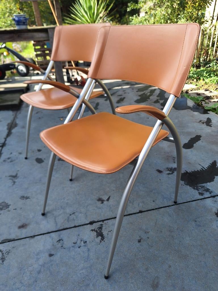 2x Vintage Design stoel Calligaris, Ophalen