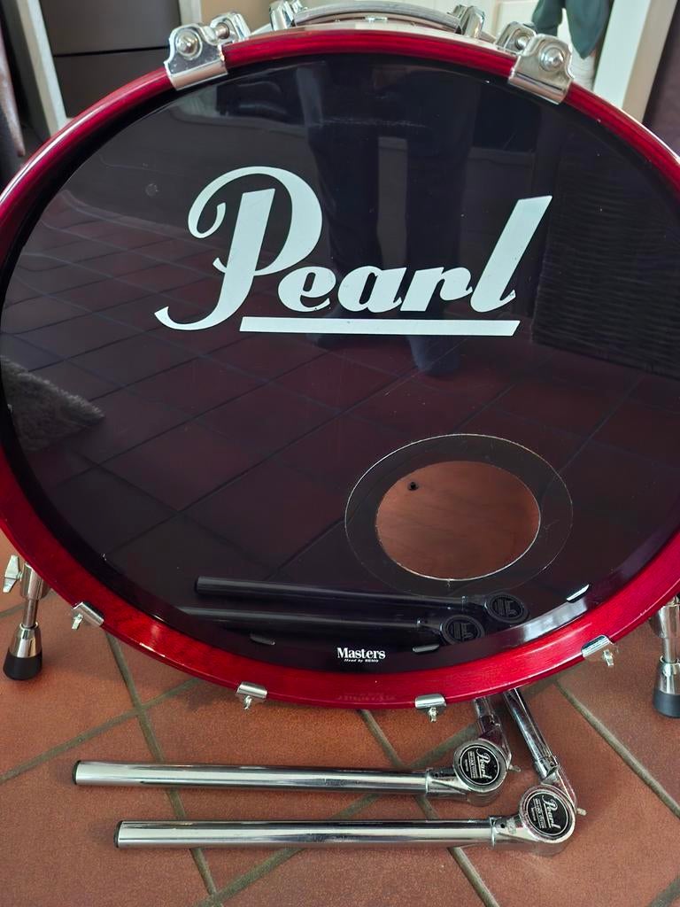 Zeldzame Pearl masters mahogany classic Ltd edition drumstel, Ophalen, Zo goed als nieuw
