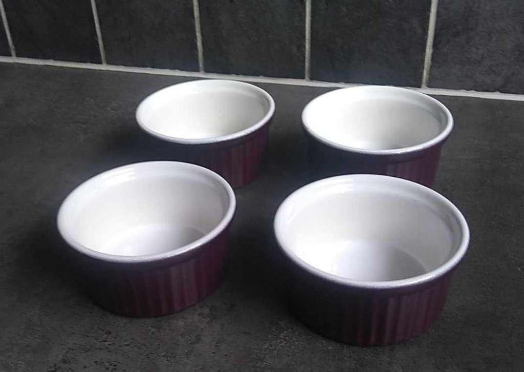 paarse potjes voor dessert of hapje uit de oven, Ophalen of Verzenden