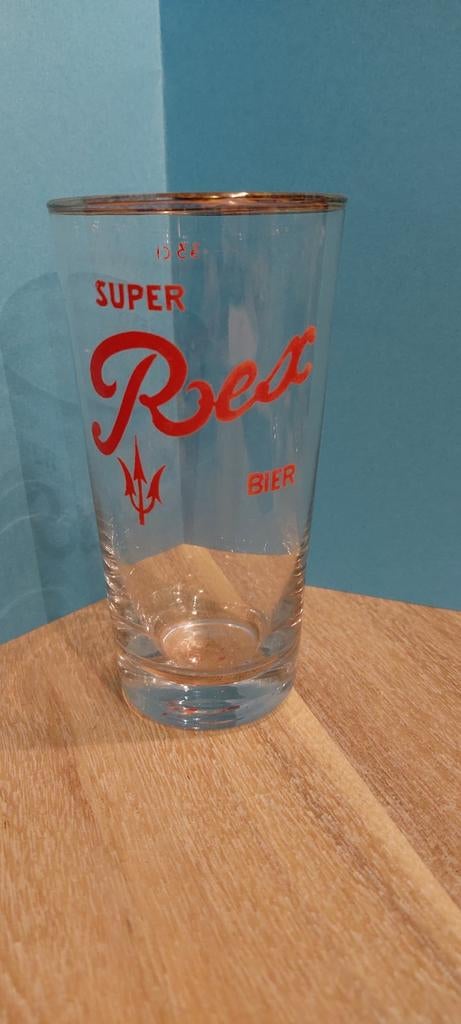 Bière Super Rex Scaldis Hingene, Enlèvement ou Envoi, Utilisé, Verre ou Verres, Autres marques