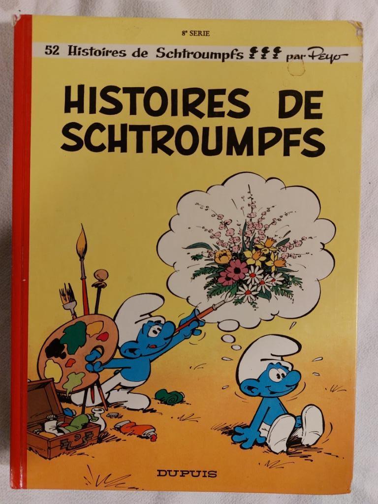 Schtroumpfs T.8 Histoires de Schtroumpfs - Réédition (1982), Une BD, Enlèvement ou Envoi, Utilisé