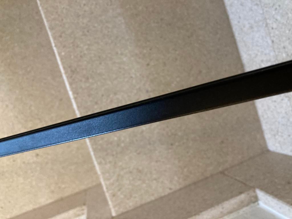 Gecoat mat zwart schluter 3m profiel 2 stuks, 60 cm ou plus, Enlèvement, Autres matériaux, Neuf