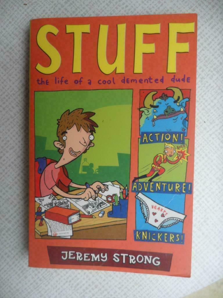 stuff the life of a cool demented dude, Boeken, Kinderboeken | Jeugd | onder 10 jaar, Zo goed als nieuw, Ophalen of Verzenden