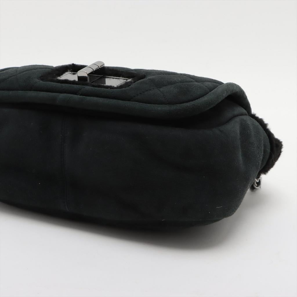 Sac Chanel matelassé 2.55 vintage, Envoi, Utilisé, Noir, Sac à main