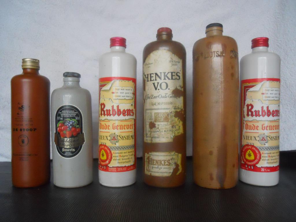 retro stenen drank kruiken (6 stuks), Verzamelen, Ophalen, Overige typen