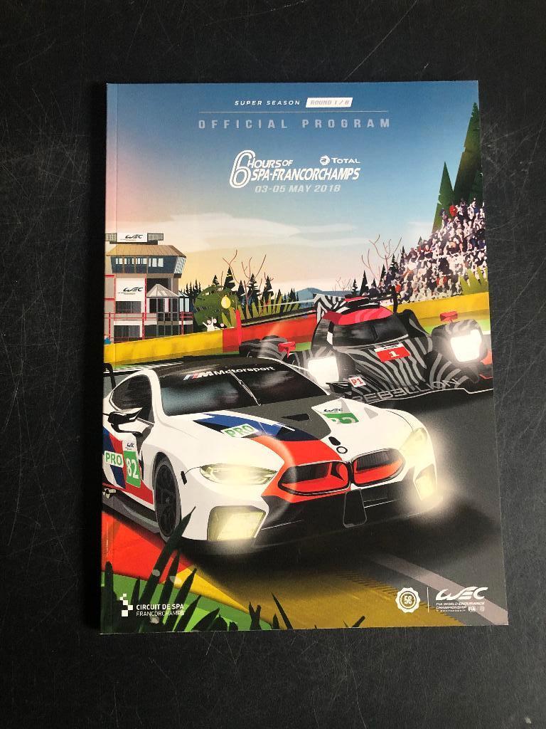 programme 2018 6 heures WEC Spa BMW, Enlèvement ou Envoi