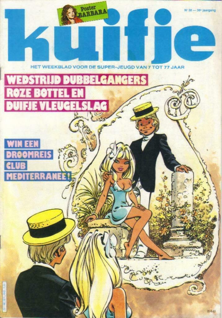 Weekblad Kuifje van 20-9-1983, 38ste Jaargang, Nummer 38, Gelezen, Europa, Ophalen of Verzenden, Meerdere comics