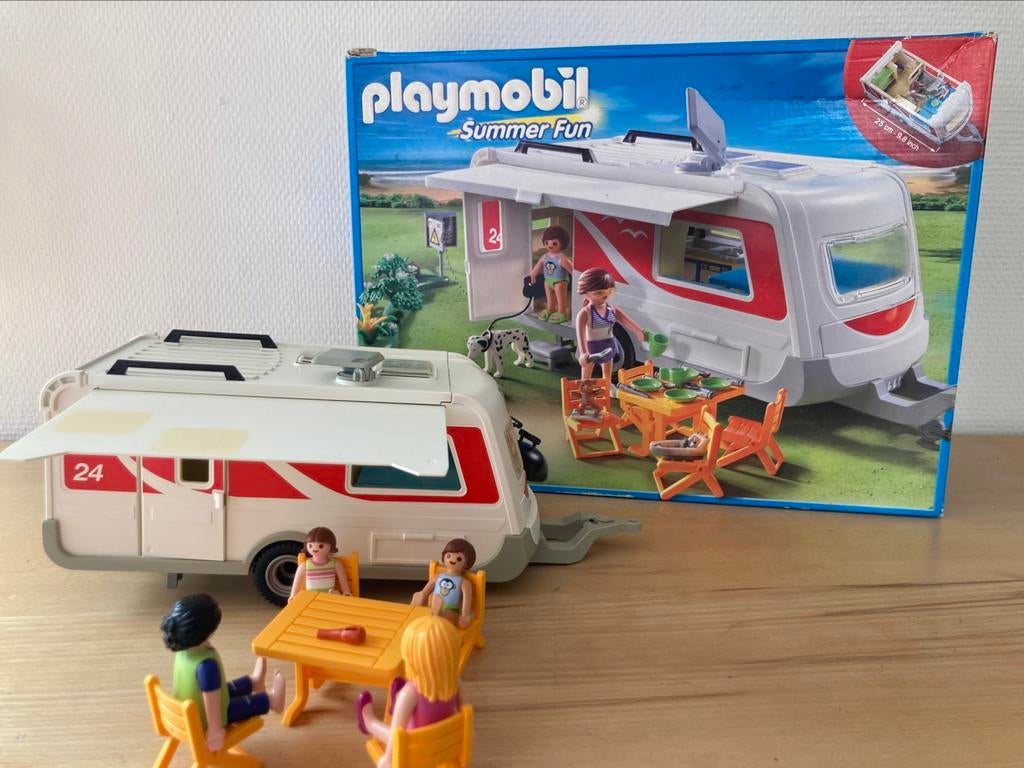 Playmobil - caravan, Enlèvement, Comme neuf