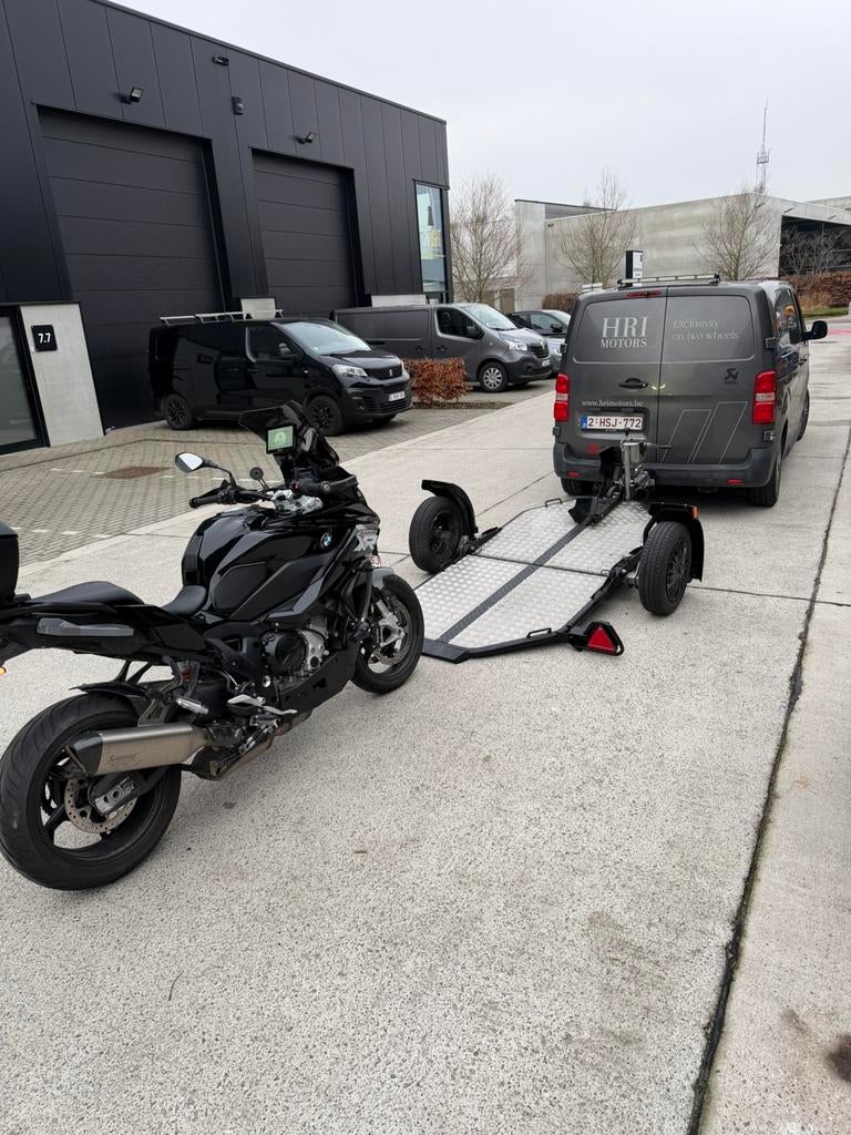Speciale MOTORTRAILER - TE HUUR - Verlaagbaar - Cochet Uno, Auto diversen, Aanhangers en Bagagewagens, Ophalen