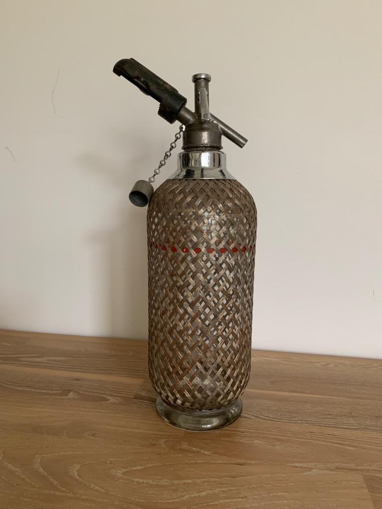 Vintage spuitfles Sparklets jaren 1920, Antiek en Kunst, Ophalen of Verzenden